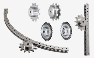 스프로킷과 핀기어드라이브